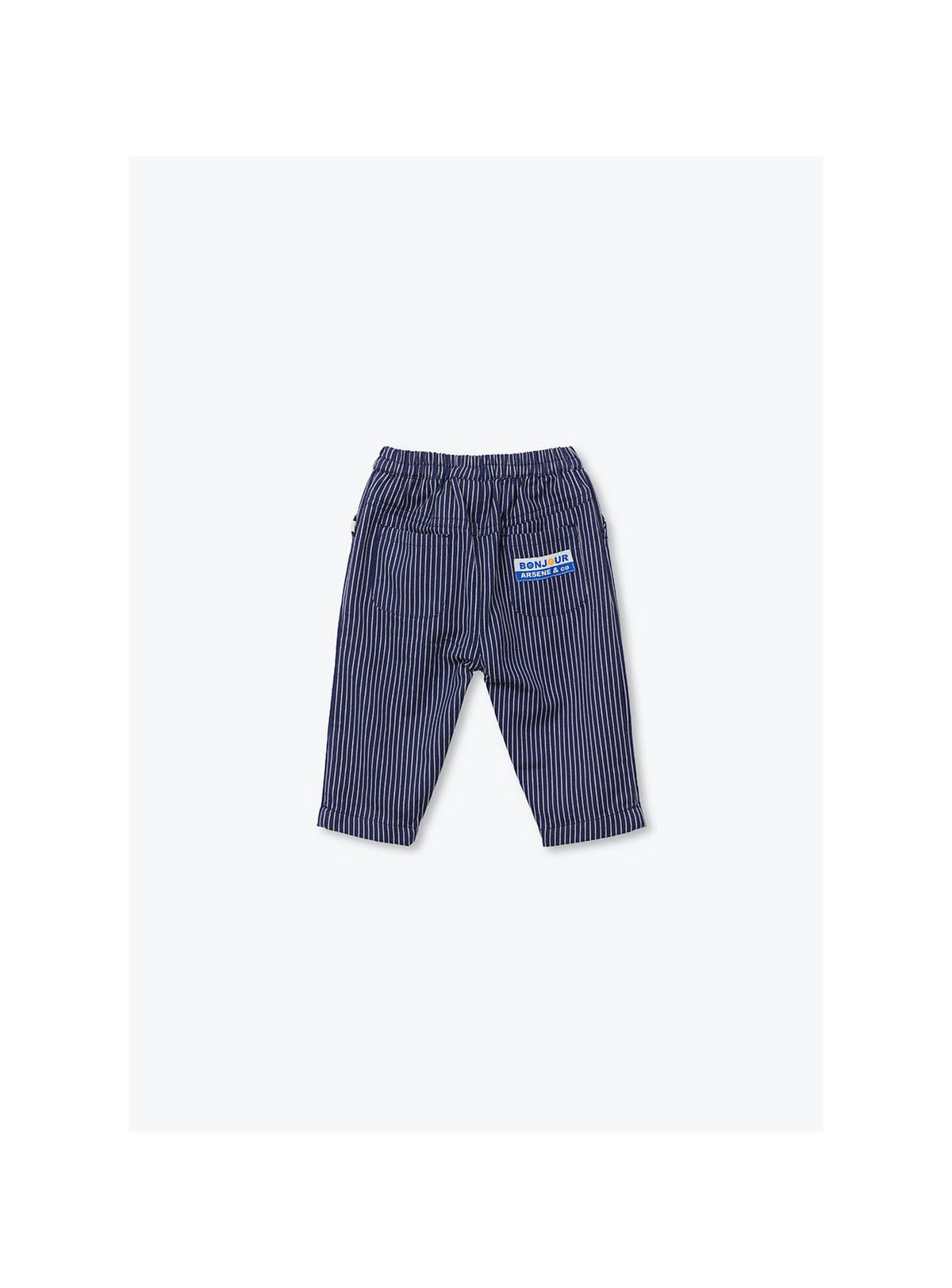 Baby Striped Pants - Navy