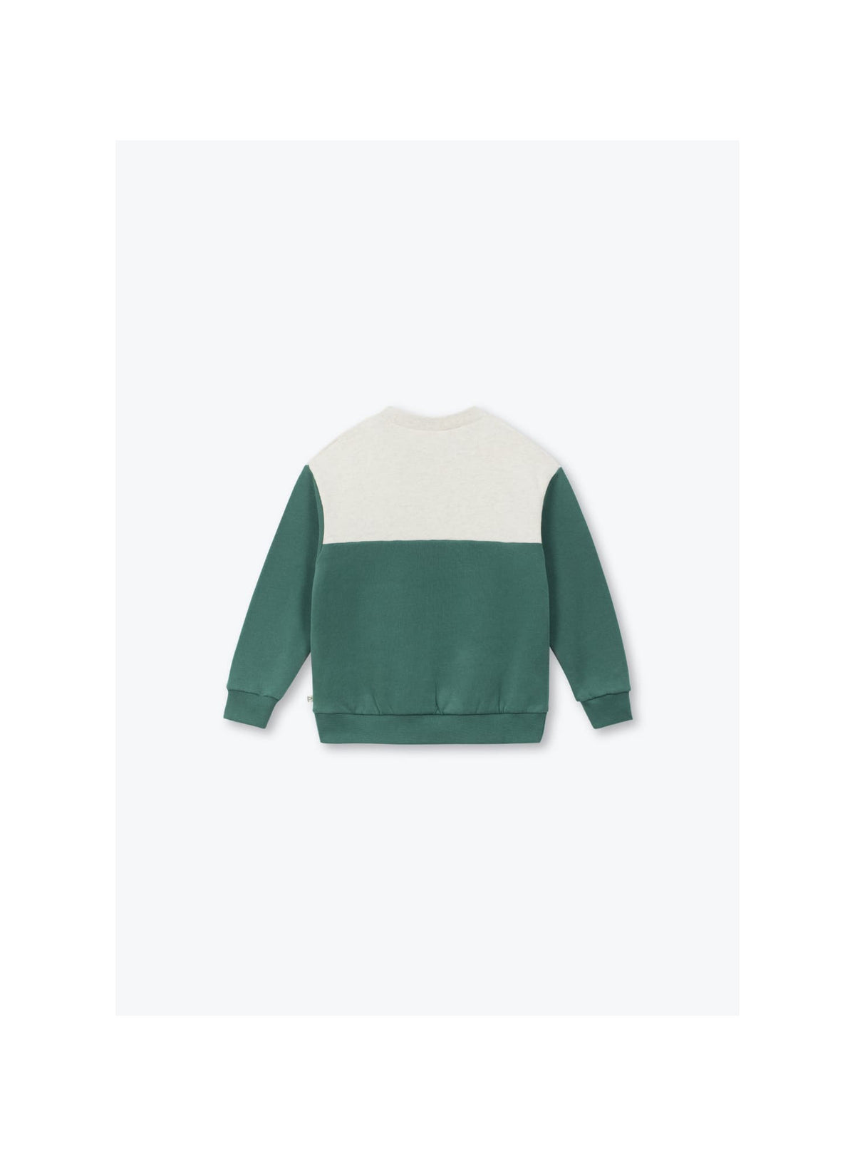 Baby Two-Tone Fleece Sweatshirt - Green