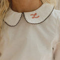 Cream Embroidered Blouse