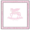 PEGASO BLANKET WITH PAISLEY TRIM PINK