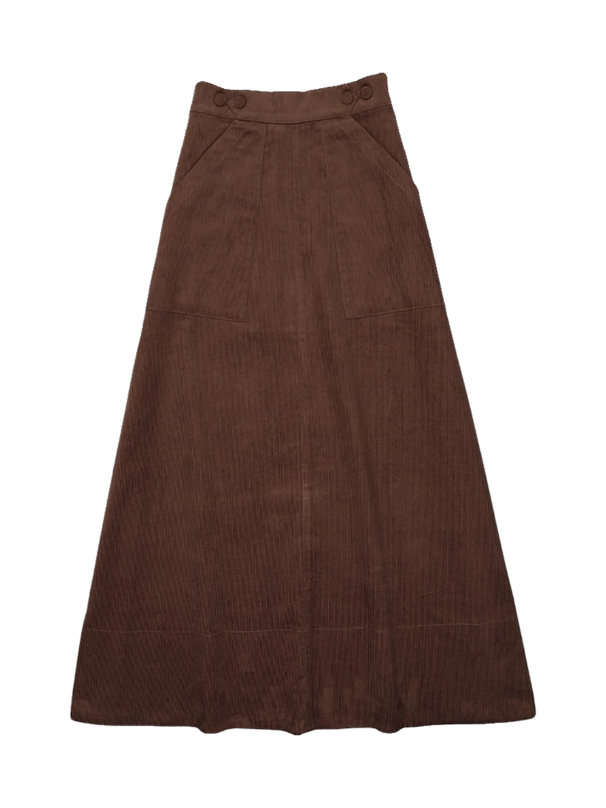 Urban Edge kids Corduroy Pocket Skirt - Brown