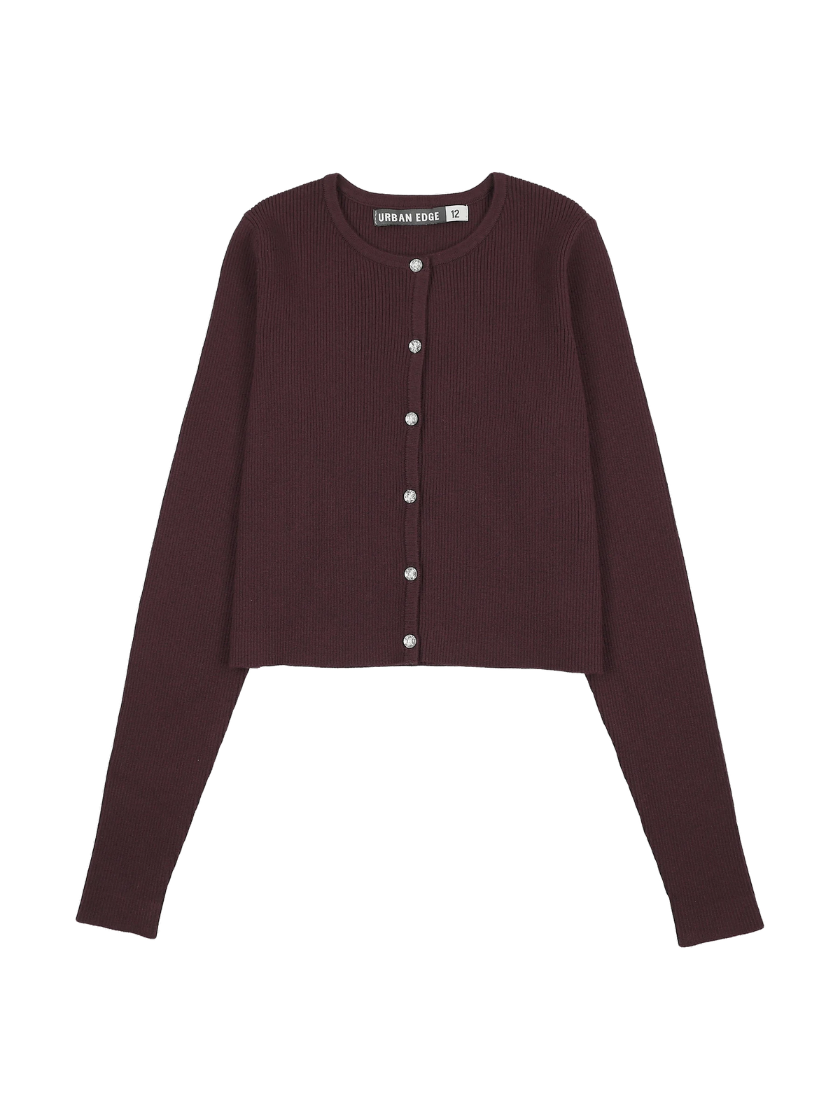 Urban Edge kids Knit Cardigan - Mulberry
